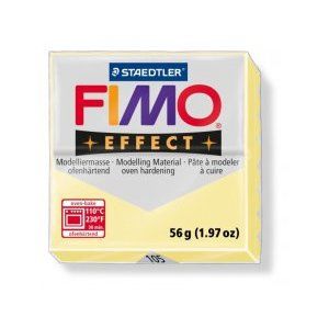 Modelovacia hmota FIMO Effect termotvrdnúca - 56 g - Pastelová Vanilka (kreatívne potreby)
