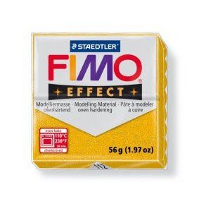 Modelovacia hmota FIMO Effect termotvrdnúca - 56 g - Trblietavá Zlatá (kreatívne potreby)