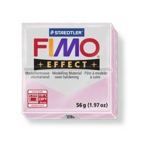 Modelovacia hmota FIMO Effect termotvrdnúca - 56 g - Kryštálová Ružová (kreatívne potreby)