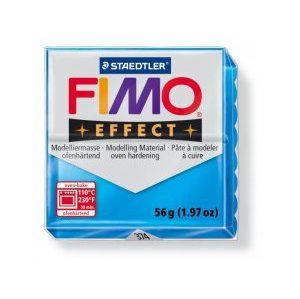 Modelovacia hmota FIMO Effect termotvrdnúca - 56 g - Transparentná Modrá (kreatívne potreby)