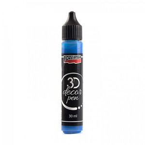 3D dekoračné pero Pentart 30 ml Tourmaline Blue  (3D dekoračné pero 30 ml / rôzne odtiene )