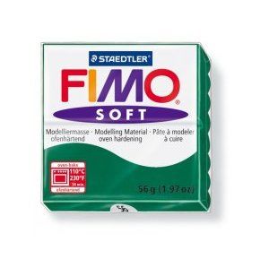 Modelovacia hmota FIMO Soft termotvrdnúca - 56 g - Tmavo zelená (kreatívne potreby)