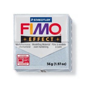Modelovacia hmota FIMO Effect termotvrdnúca - 56 g - Strieborná (kreatívne potreby)