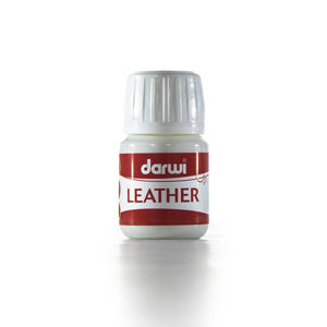 Leather Farby na kožu 30 ml / biela (Farby na kožu Darwi)