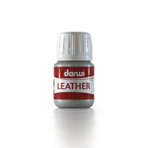 Leather Farby na kožu 30 ml / strieborná (Farby na kožu Darwi)