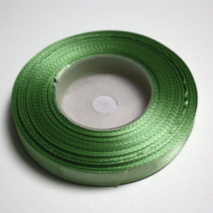 Saténová stuha 12 mm - Light Green (kreatívne potreby)