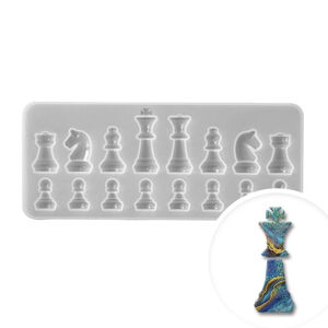 Profesionálna silikónová forma Pentart - šachové figúrky 1 ks