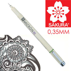 Technické pero SAKURA Pigma Micron 03 - 0.35 mm (Technické pera SAKURA)
