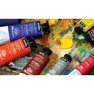 Olejová farba PHOENIX Studio Oil Colour - 120 ml - Purple Red (olejové farby)