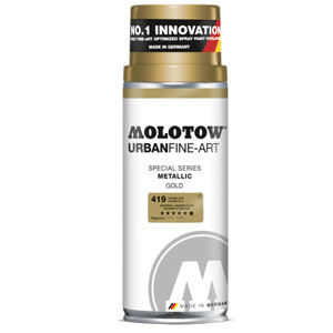Spreje graffiti MOLOTOW™ UFA Metallic 400 ml (kreatívne potreby)