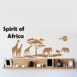 Šablóna na stenu Home Design BRICO XXL - Spirit of Africa (Home Design - C. Kreul)
