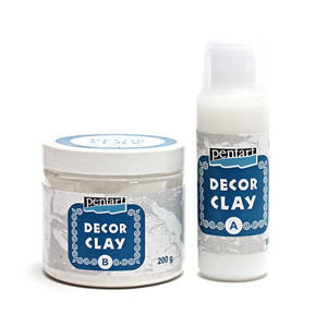 Odlievacia zmes Decor Clay / Decor Clay Big: 200 g komp. B + 80 ml komp. A (Decor Clay Pentart)