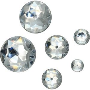 Akrylové diamanty 60ks - 12mm (Akrylové diamanty na zdobenie)