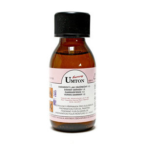 Damarový lak záverečný Umton 3233 - 100 ml (prípravky pre olejomaľbu Umton)