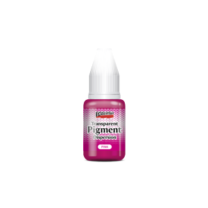 Transparentná pigmentová disperzia 20 ml - Pink (trasparentná pigmentová farba)