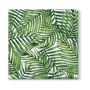 Servítky na dekupáž – Tropické listy – 1 ks