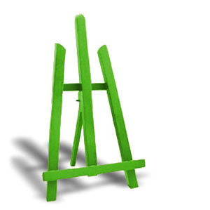 Maliarsky stojan stolový - 011M Svetlo zelená (maliarske stojany ARTMIE)