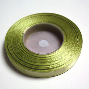Saténová stuha 12 mm - Pistachio Green (kreatívne potreby)