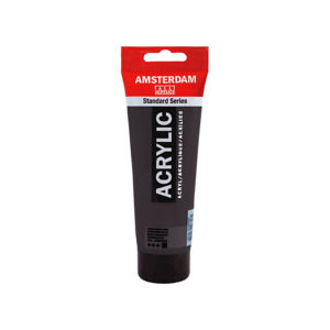 Akrylová farba Amsterdam  Standart Series 120 ml / 702 Lamp Black (akrylová farba Royal Talens)