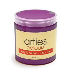 Akrylová farba Arties Colours 250 ml - Alizarin Violet (Akrylové farby Česká výroba)