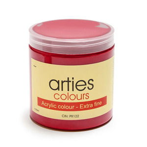 Akrylová farba Arties Colours 250 ml - Cadmium Red Middle - Hue (Akrylové farby Česká výroba)