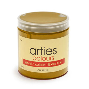 Akrylová farba Arties Colours 250 ml - Cadmium Yellow Deep - Hue (Akrylové farby Česká výroba)