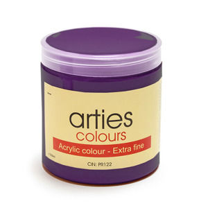 Akrylová farba Arties Colours 250 ml - Dioxazine Purple (Akrylové farby Česká výroba)