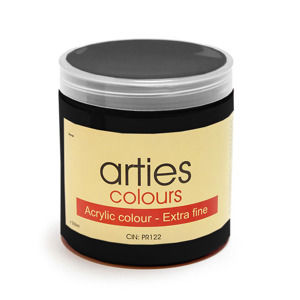 Akrylová farba Arties Colours 250 ml - Mars Black (Akrylové farby Česká výroba)