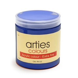 Akrylová farba Arties Colours 250 ml - Phthalocyanine Blue (Akrylové farby Česká výroba)