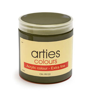 Akrylová farba Arties Colours 250 ml - Raw Umber (Akrylové farby Česká výroba)