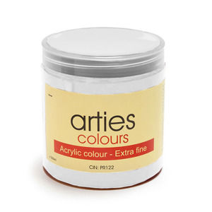 Akrylová farba Arties Colours 250 ml - Titanium White (Akrylové farby Česká výroba)