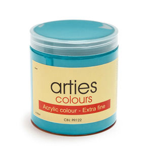 Akrylová farba Arties Colours 250 ml - Turquoise (Akrylové farby Česká výroba)