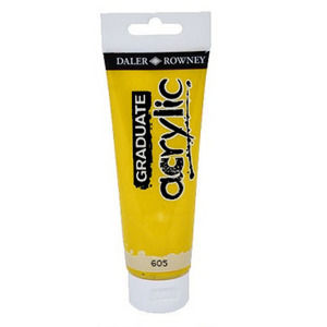 Akrylová farba Daler-Rowney GRADUATE 120 ml / 605 Cadmium yellow hue (akrylová farba Daler-Rowney Graduate)