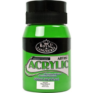 Akrylová farba Royal Essentials 500 ml / Cadmium Green (Akrylové farby Royal &amp; Langnickel)