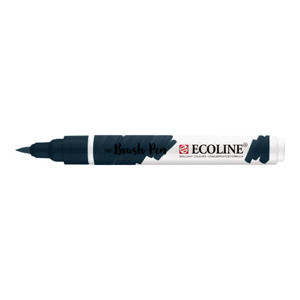 Akvarelové pero Ecoline brush pen / Black 700 (Akvarelové pero Ecoline brush pen)