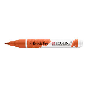 Akvarelové pero Ecoline brush pen / Burnt Sienna 411 (Akvarelové pero Ecoline brush pen)