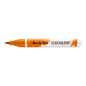 Akvarelové pero Ecoline brush pen / Deep Orange 237 (Akvarelové pero Ecoline brush pen)