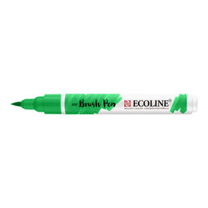 Akvarelové pero Ecoline brush pen / Green 600 (Akvarelové pero Ecoline brush pen)