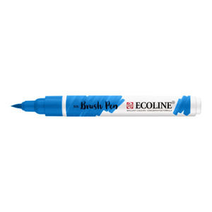 Akvarelové pero Ecoline brush pen / Ultramarine Deep 506 (Akvarelové pero Ecoline brush pen)