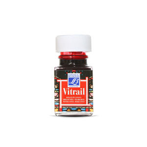 Farba na sklo VITRAIL 50ml - Bright Red (farby na sklo)
