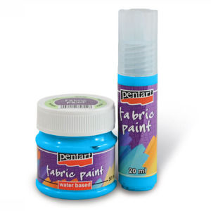 Farba na textil PENTART - 20 ml - light-blue (Farby na textil Pentart)