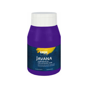 Javana Farba na svetlý a tmavý textil 500 ml / 57 Violet (farba na textil Kreul)