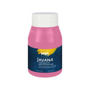 Javana Farba na svetlý a tmavý textil 500 ml / 68 Rosé (farba na textil Kreul)