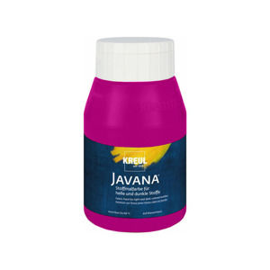 Javana Farba na svetlý a tmavý textil 500 ml / 69 Magenta (farba na textil Kreul)