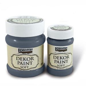 Jemná dekoračná farba 100 ml - Graphite Grey (Dekoračné farby Pentart)