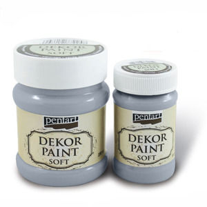 Jemná dekoračná farba 100 ml - grey (Dekoračné farby Pentart)