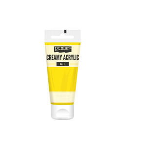 Krémová akrylová farba matná Pentart 60 ml Rapeseed Yellow (Krémová akrylová farba 60 ml / rôzne odtiene)