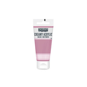 Krémová akrylová farba pololesklá Pentart 60 ml Baby pink (Krémová akrylová farba pololesklá 60 ml / rôzne odtiene )