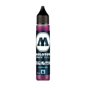 MOLOTOW náhradná náplň GRAFX Aqua INK - 30 ml - Pink (kreatívne potreby)
