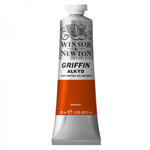 Olejová farba rýchloschnúca Winsor &amp; Newton Griffin Alkyd 37 m Cadmium Orange Hue (Olejová farba rýchloschnúca Winsor &amp; Newton Griffin Alkyd 37 m Cadmium Orange Hue)